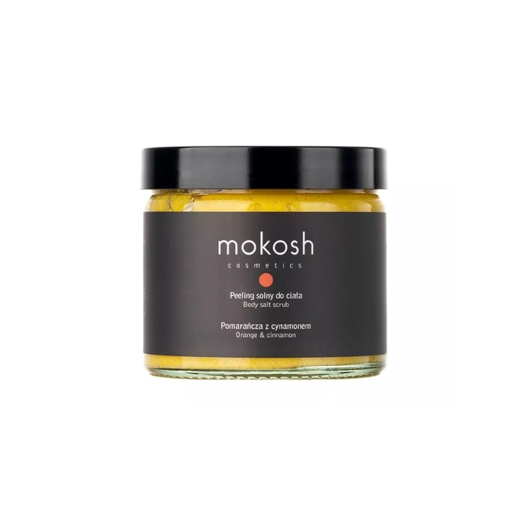 Mokosh Peeling solny do ciała Pomarańcza z Cynamonem 300 g