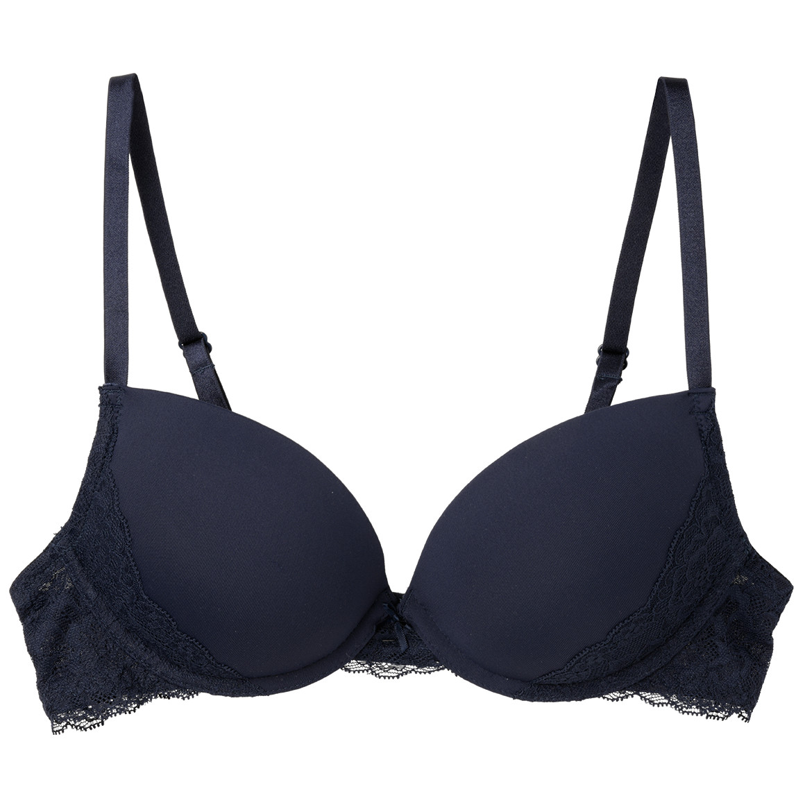 Gina Benotti Damen Push-Up-BH mit Spitze dunkelblau