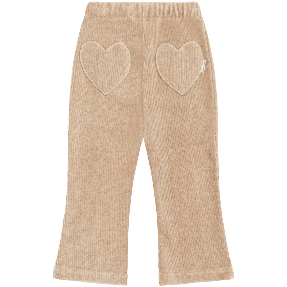Køb Hust & Claire Biscuit Thilde Ottoman Velour Solid