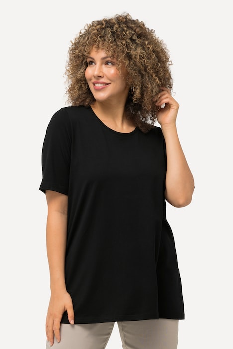 T-Shirt, A-Linie, Rundhalsausschnitt, Halbarm