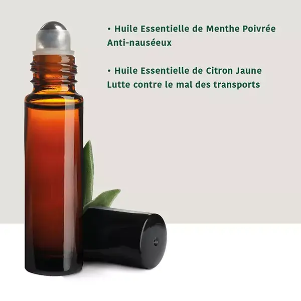 Santarome Bio Roll-On Mal des Transports Bio Huiles Essentielles 10 ml