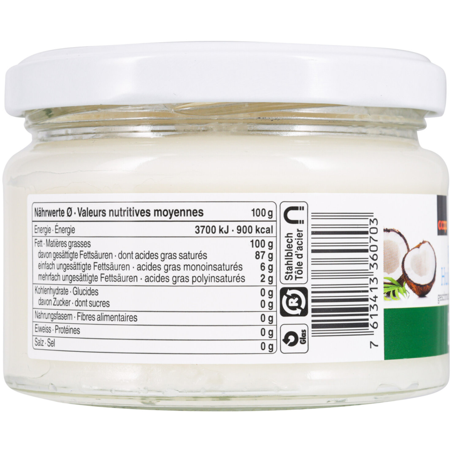 Naturaplan Bio Fairtrade Kokosfett geschmacksneutral -
