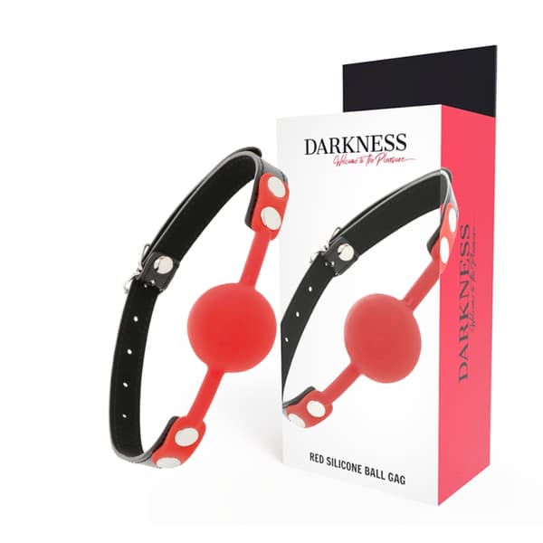 Darkness - Rød Silikon Gag