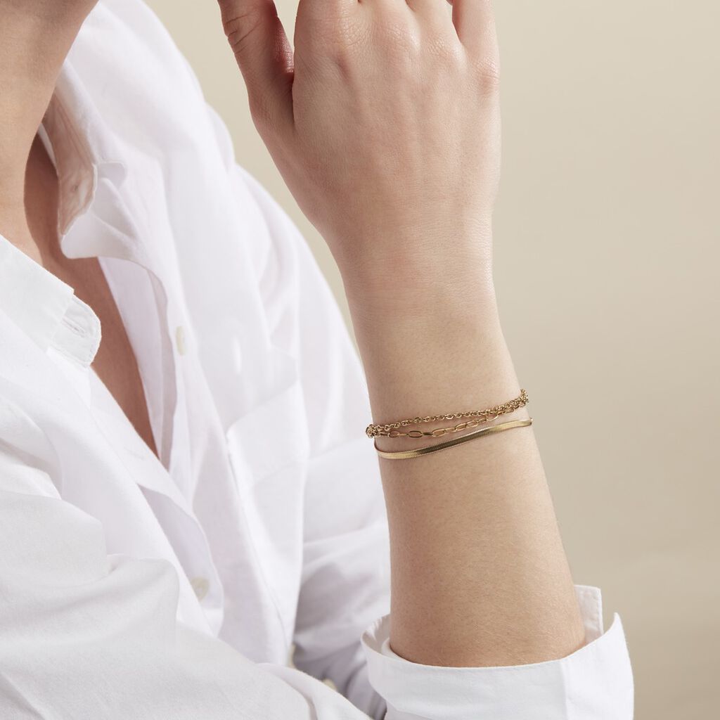 Bracelet Cherilyn Acier Doré