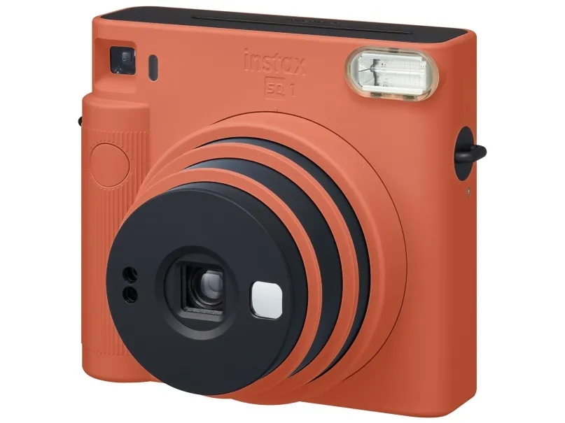 Fujifilm Instax Square SQ1, 62 x 62 mm, Orange, 86 x 72 mm, 0.3 x 0.5 m, Automatisk, 0,3 - 2,2 m