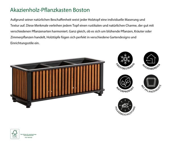 Dehner Akazienholz-Pflanzkasten Boston,