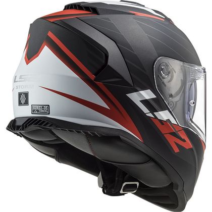 Casque LS2 FF800 - STORM II - NERVE - Noir / Rouge