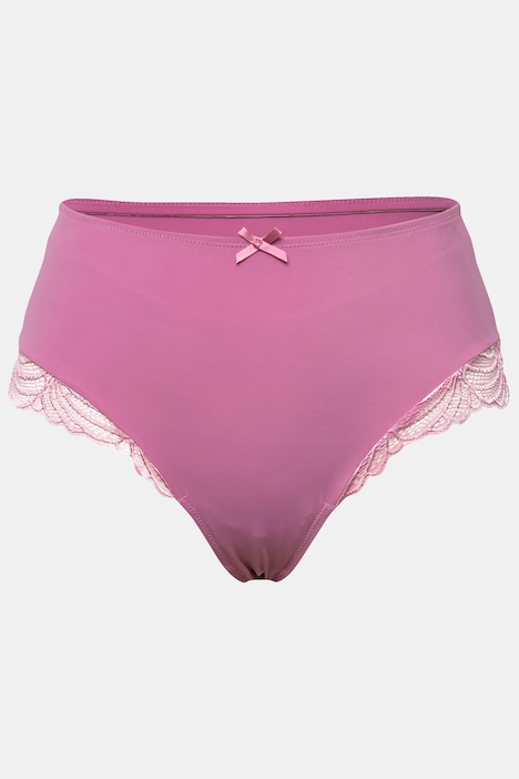 Midislip, seitlich transparente Spitze