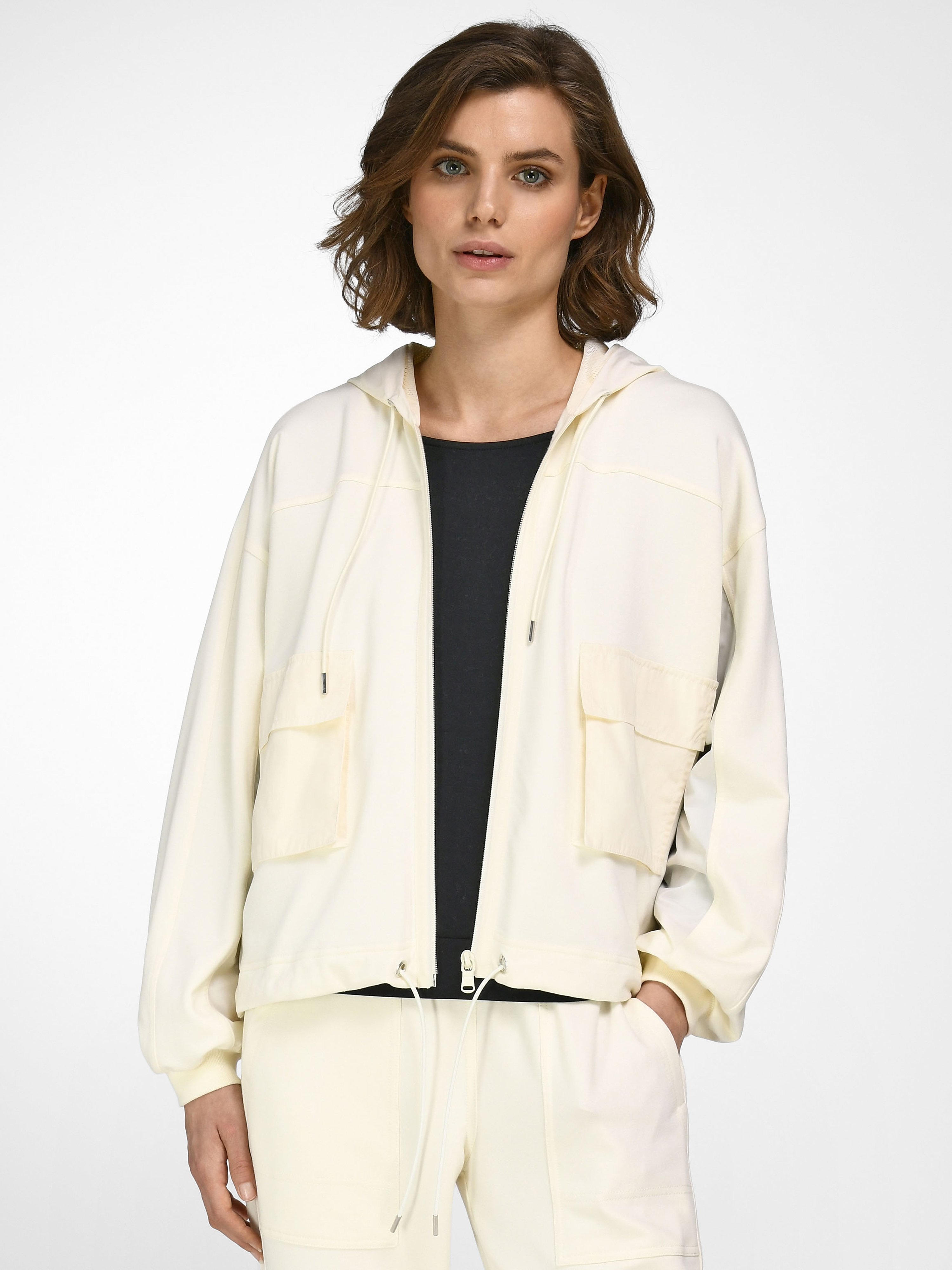 Hoodie-Sweatjacke
