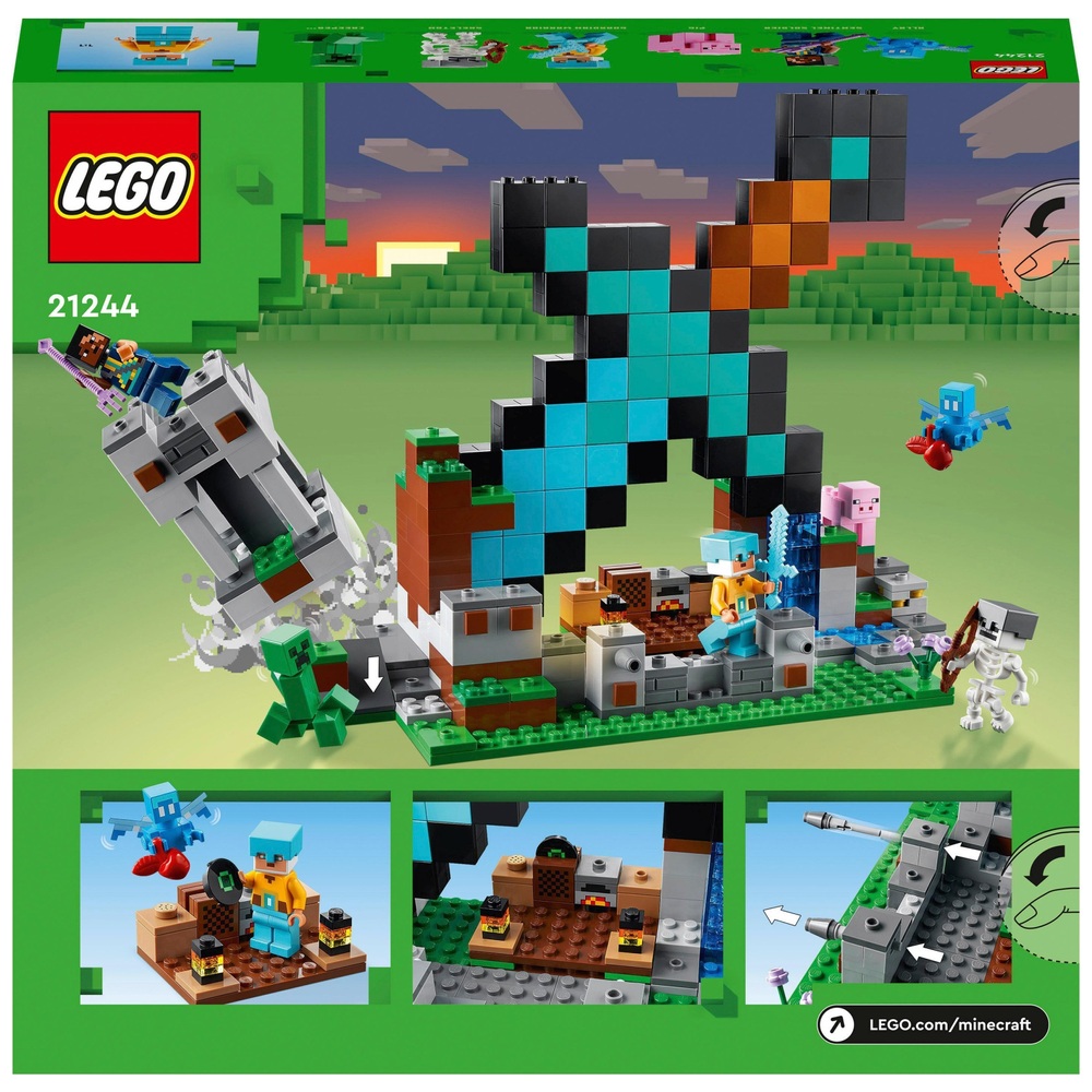 LEGO Minecraft 21244 Das Schwert-Außenposten-Set