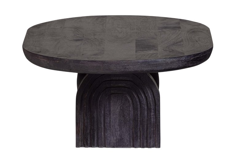 WOOOD Steppe salontafel mangohout zwart