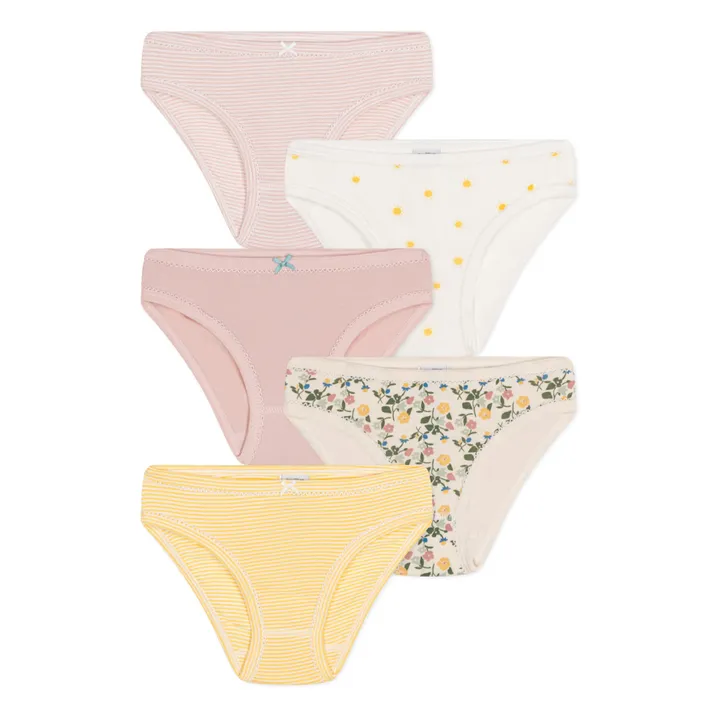 Petit Bateau Lot 5 Culottes | Rose