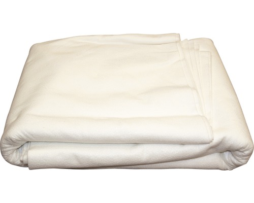 Zwembadbodembeschermingsvlies Planet Pool voor ovale of achtvormige zwembaden 730x375 cm wit