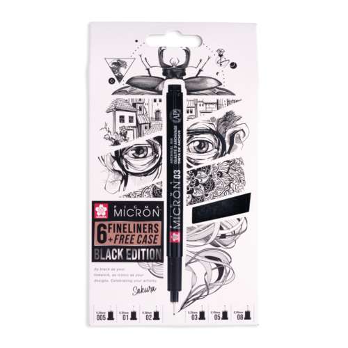 SAKURA® PIGMA MICRON™ BLACK EDITION Sets