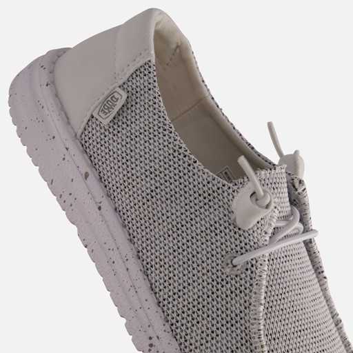 HEYDUDE Wendy Sox grijs Canvas