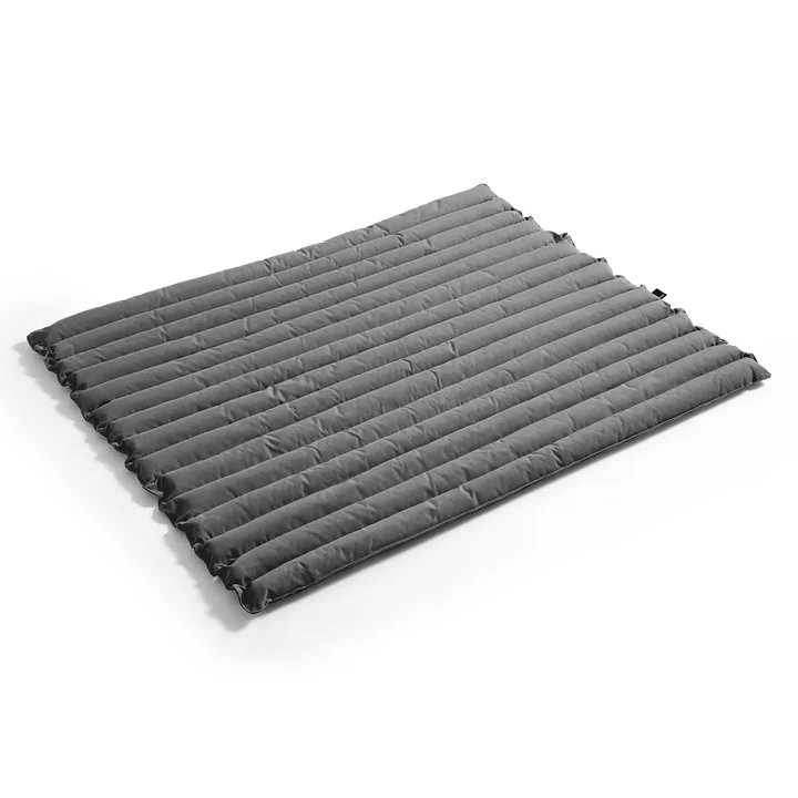 HAY - Traverse Quilted Auflage für Lounge Outdoor Bank, black pepper