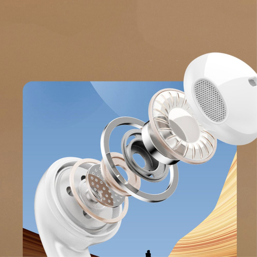 thinkplus TW60W TWS Bluetooth 5.3 In-Ear Kopfhörer Headset mit Ladecase (300mAh) - Beige