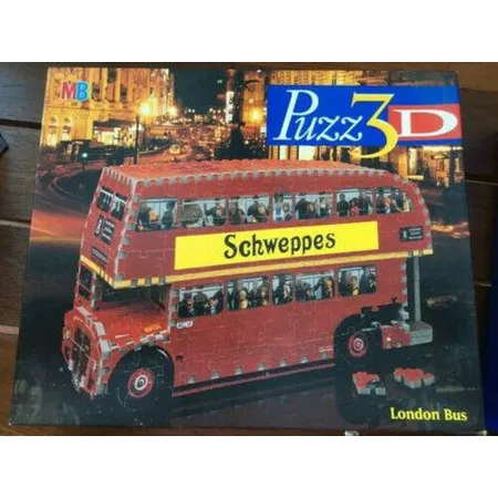 Hasbro MB 3D Puzzle London Bus, 387 Teile