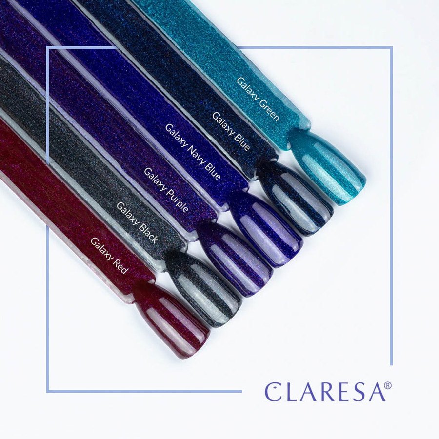 Claresa Nail Polish Hybrid Soak Off Galaxy Black 5ml