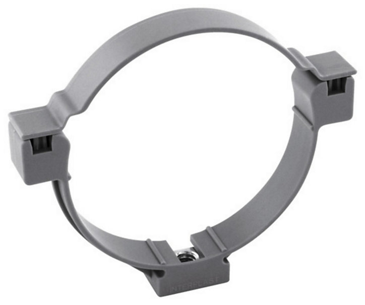 Collier de supportage pour conduite ø 80 mm Interplast, lot de 2