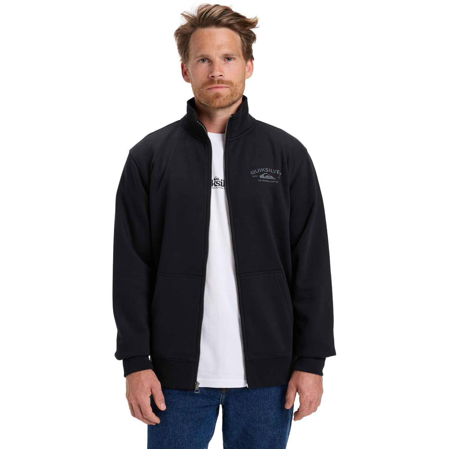 QuiksilverZip Fleece No Hood