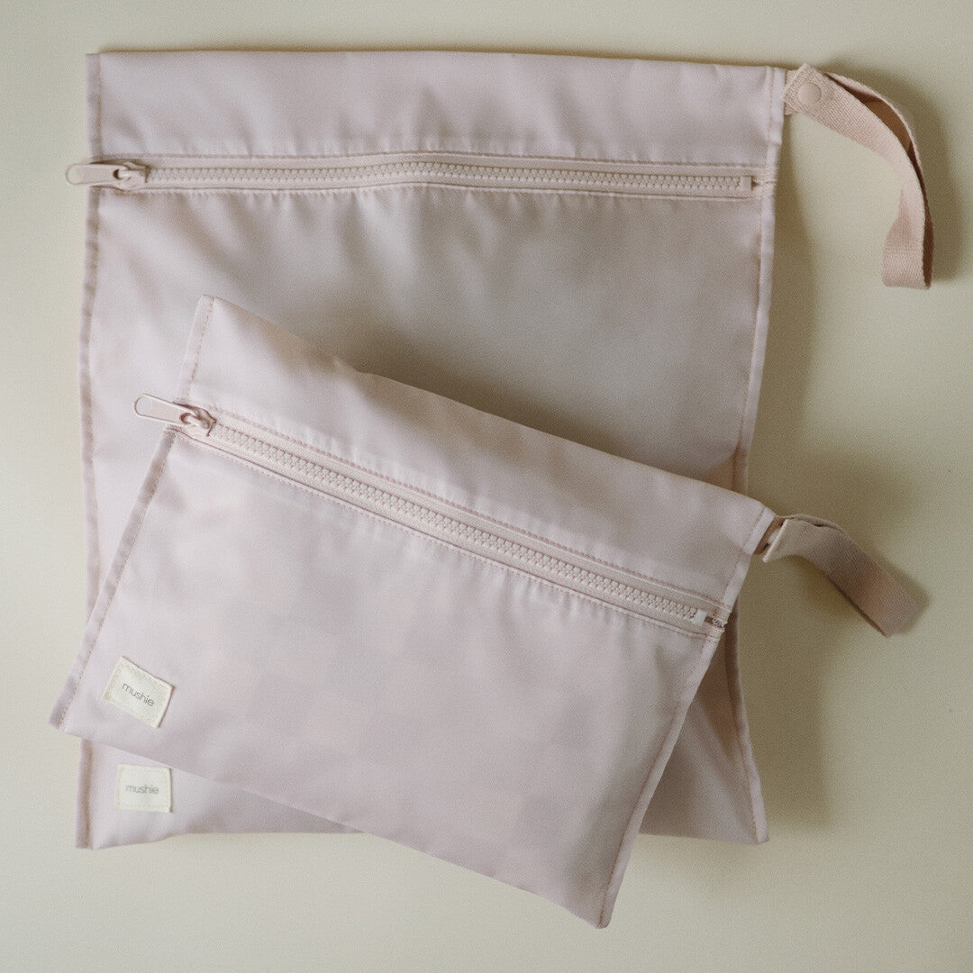 Mushie waterproof opbergzak - blush
