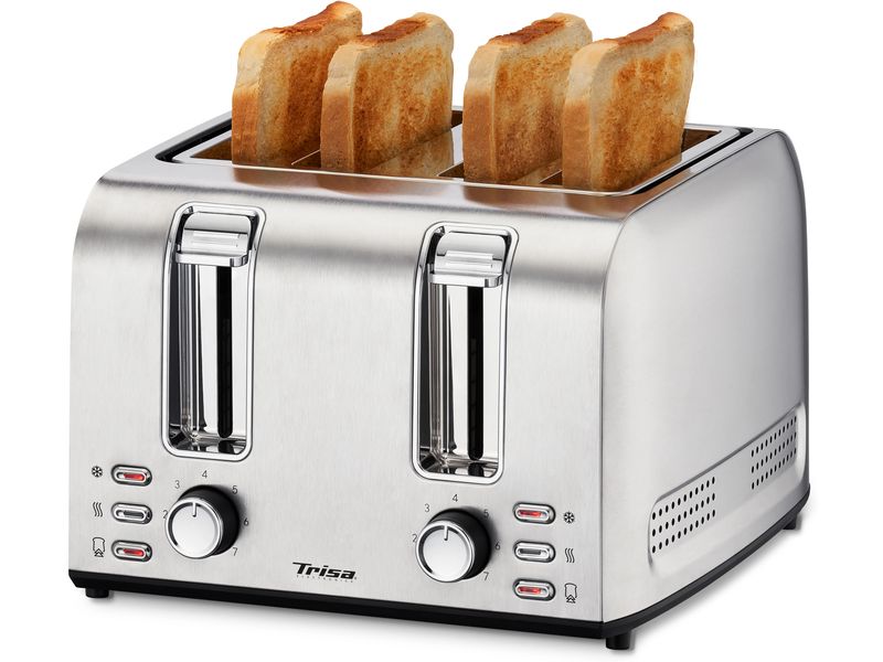 Trisa Toaster Toast 4 All Edelstahl Edelstahltoaster