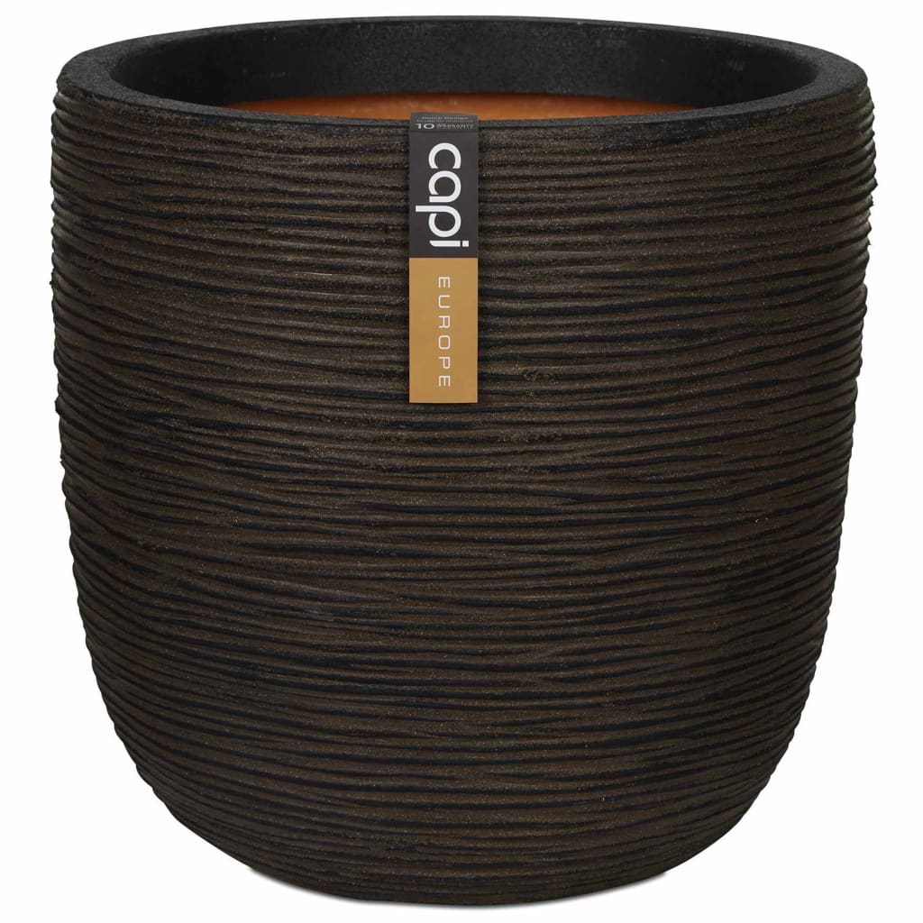 Jardinière nature rib 43 x 41 cm marron pkofb933
