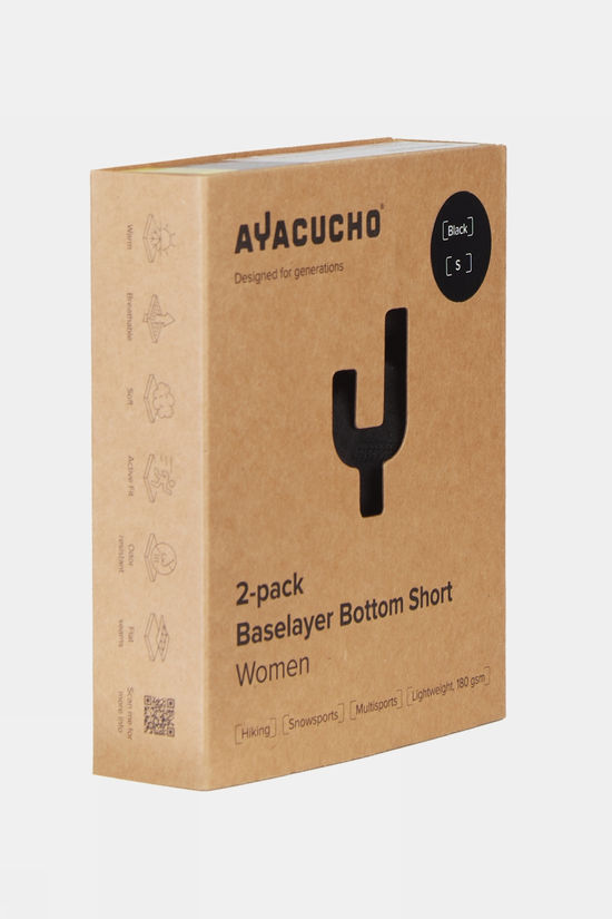 Ayacucho Ayacucho Baselayer Bottom Short 2-Pack