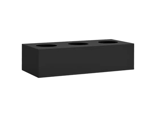 Armoire de bureau et jardinière Anthracite 90x40x113 Acier