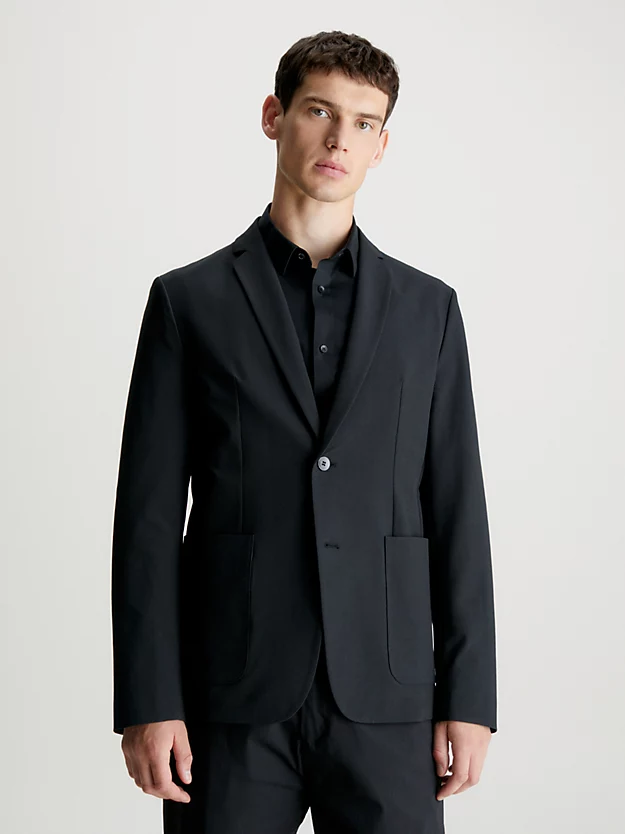 Blazer slim técnico com elastano