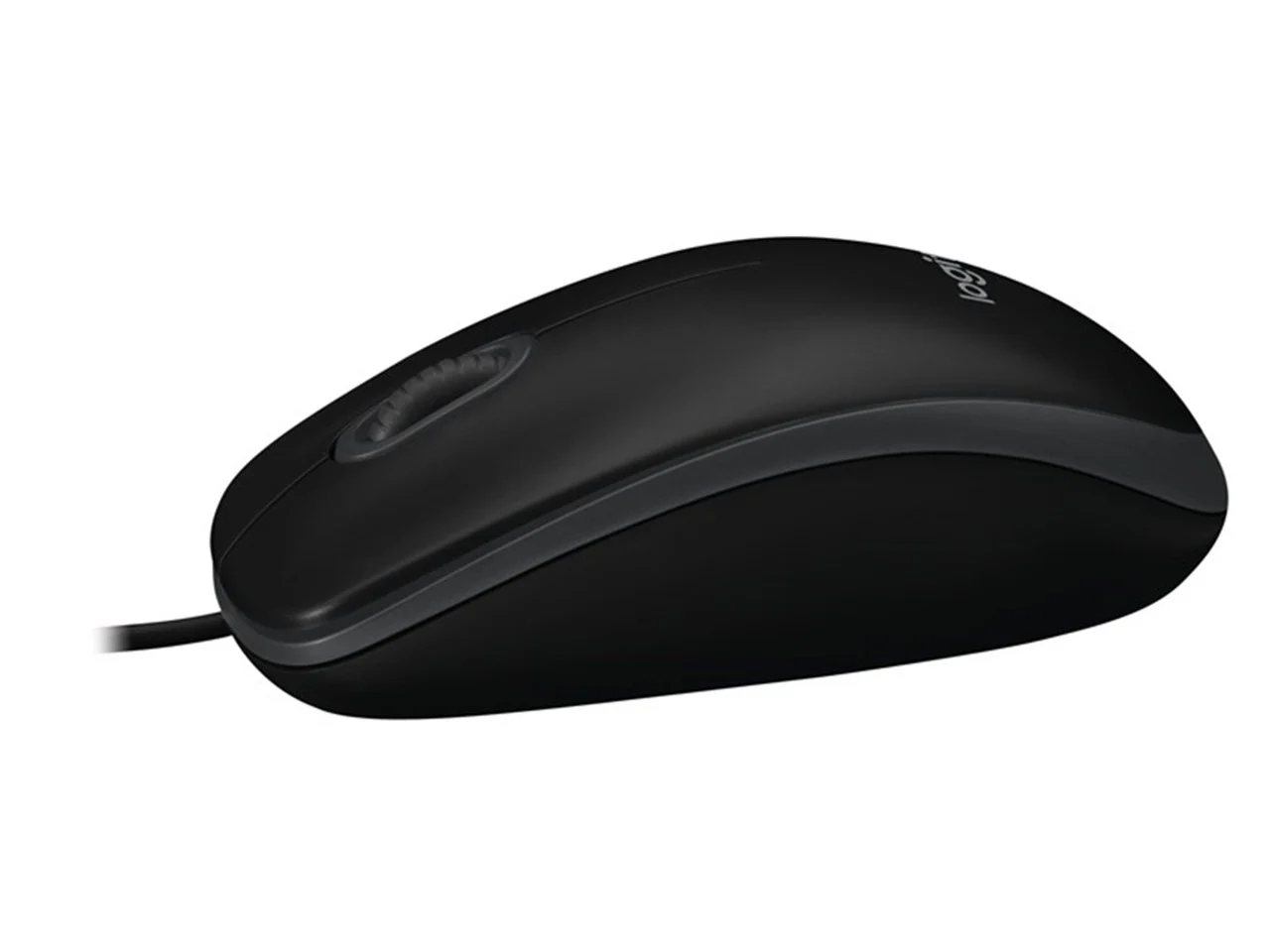 Logitech - B100 800dpi Optical High Quality Wired USB Mouse