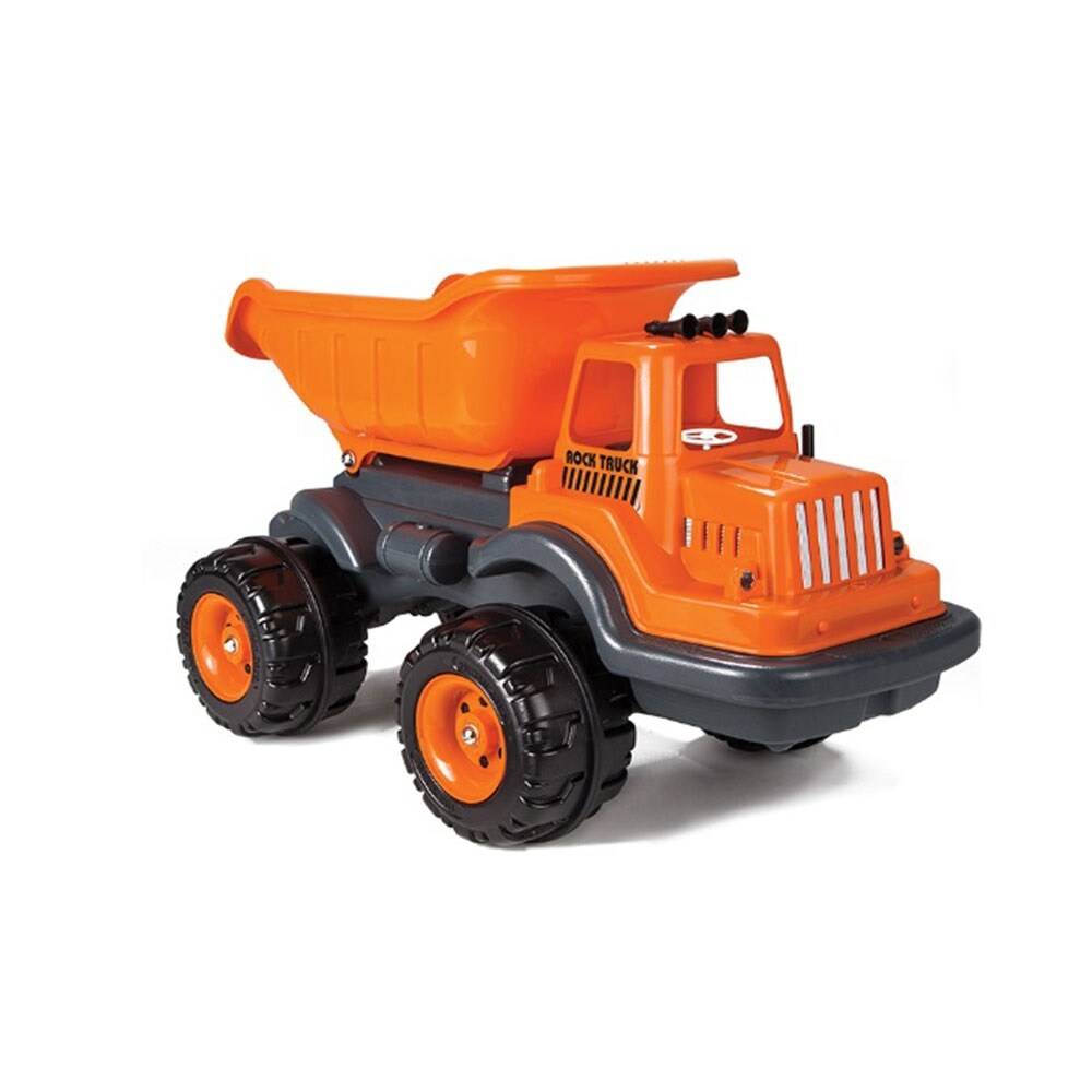 Pilsan 06607 Spielzeug Muldenkipper, Tragkraft max. 5 kg, Spielspaß ab 3 Jahren orange