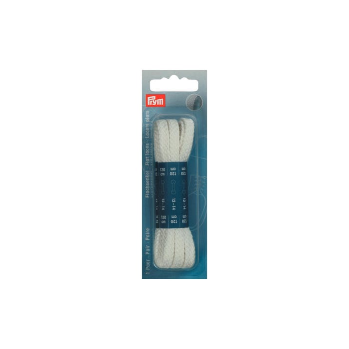 Prym-1 paar platte schoenveters 8mm/120cm