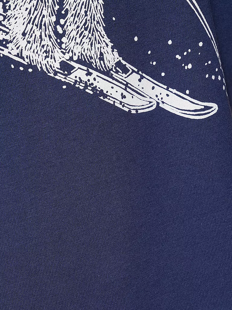 GREENBOMB T-Shirt GUIDE ANIMAL YETI SKI dunkelblau