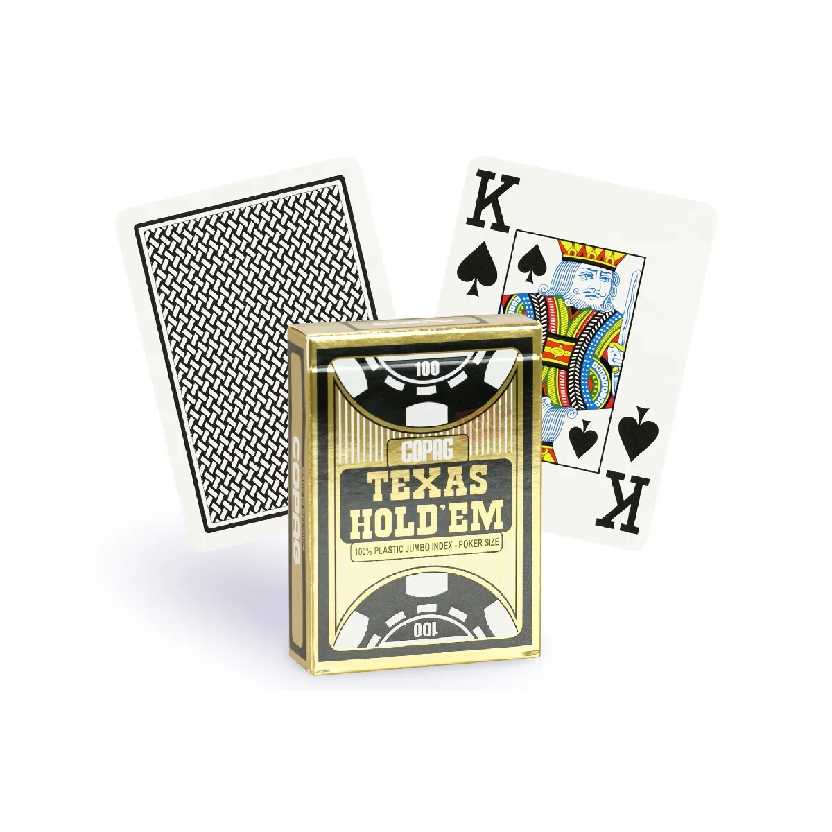 Copag Texas Hold'em Gold - Noir