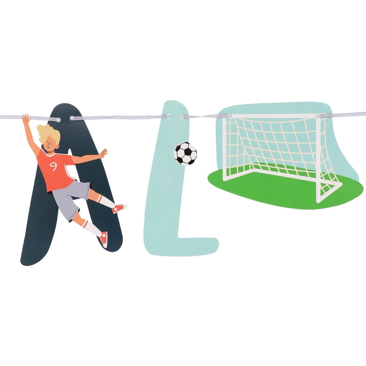 Happy Birthday Slinger Voetbal It'S A Goal 1,5m