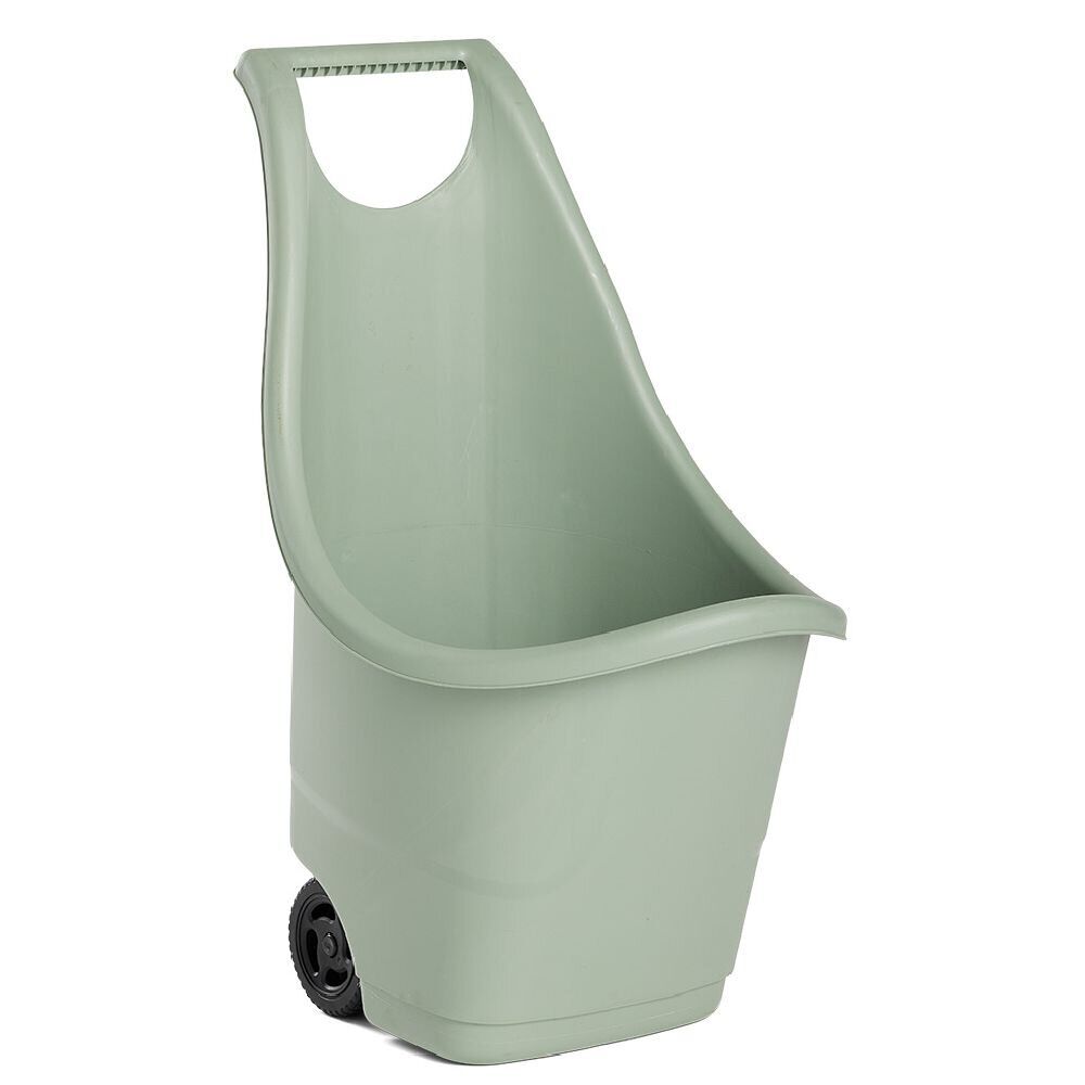 Chariot de jardin 50L vert sauge 64x47xH84cm