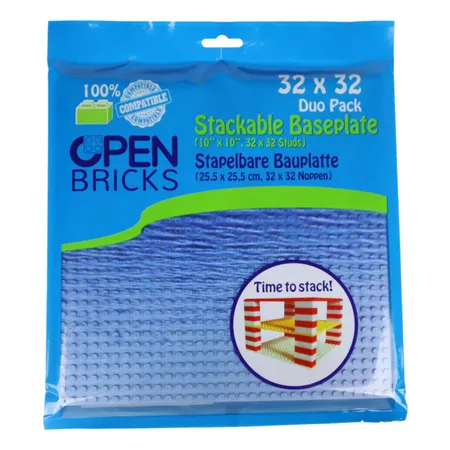 Open Bricks Baseplate 32x32 water [Duo Pack]