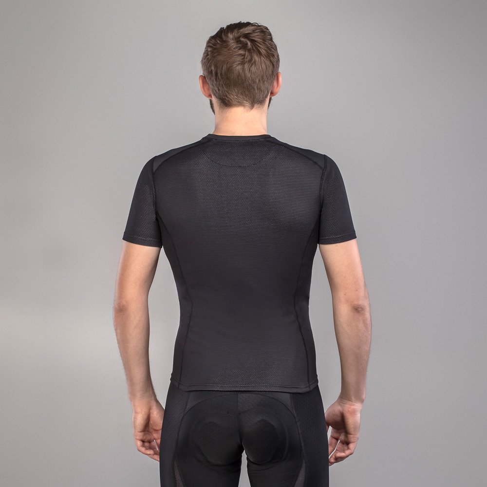 GripGrab Baselayer med Vindafvisende Front Sort