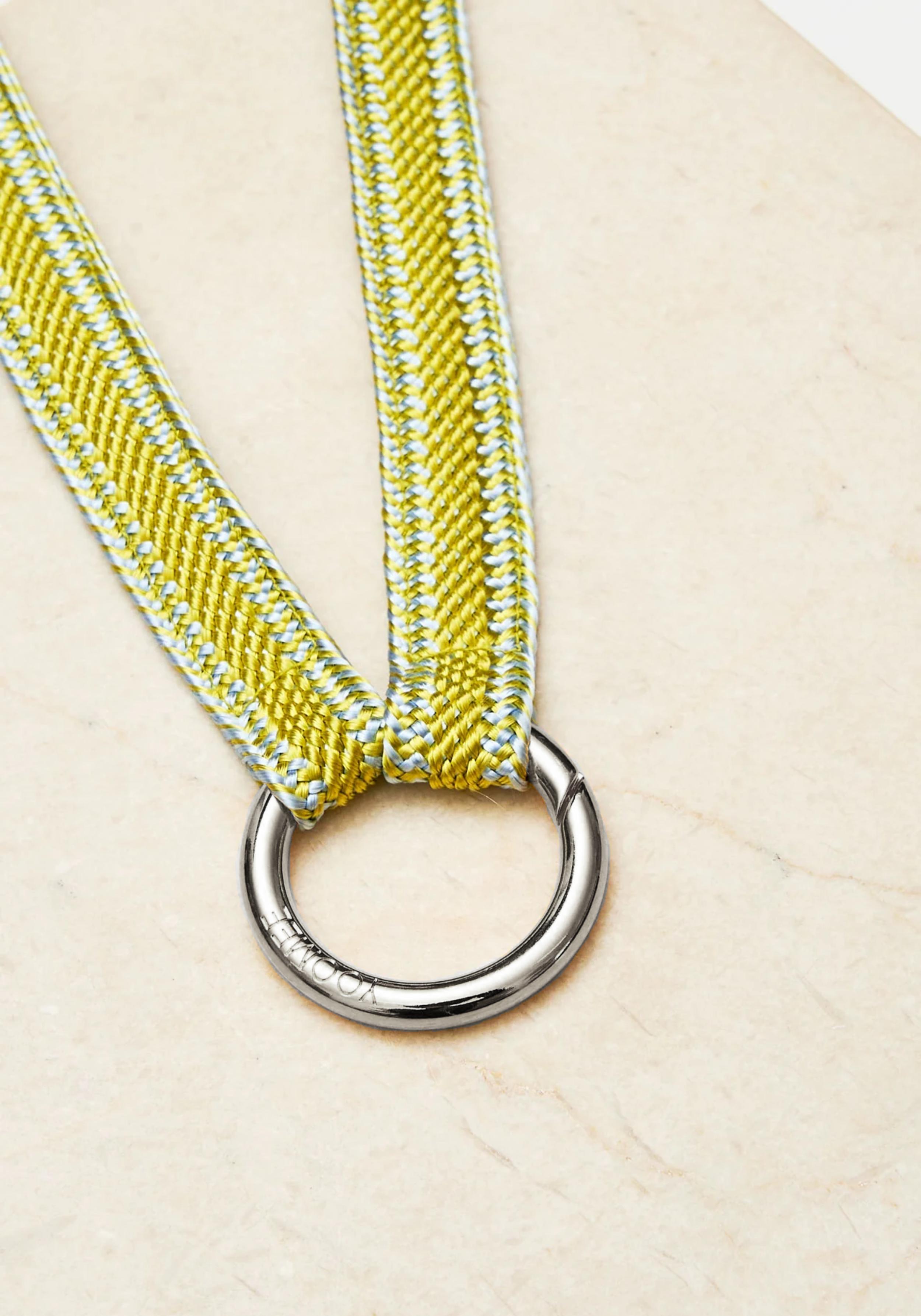 YOOMEE Schlüsselband Keychain Zahra Yuzu Silver