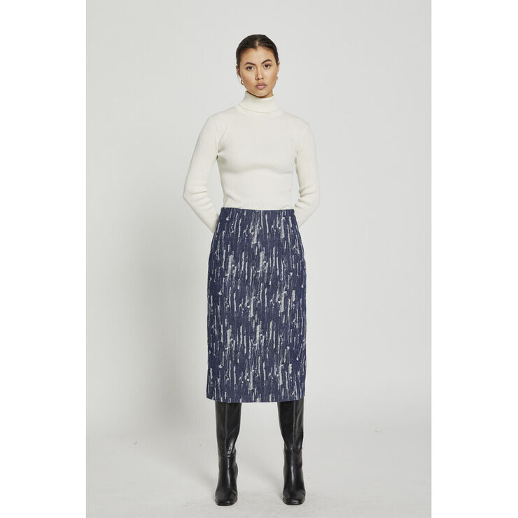 Bruuns Bazaar IxoraBBTanella skirt Dark blue