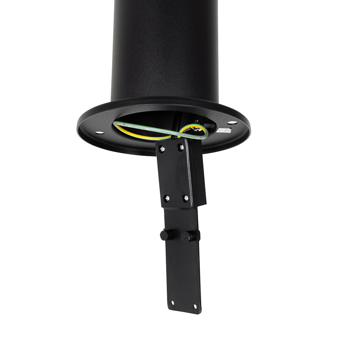 Moderne buitenlamp paal zwart 80 cm IP44 - Rox