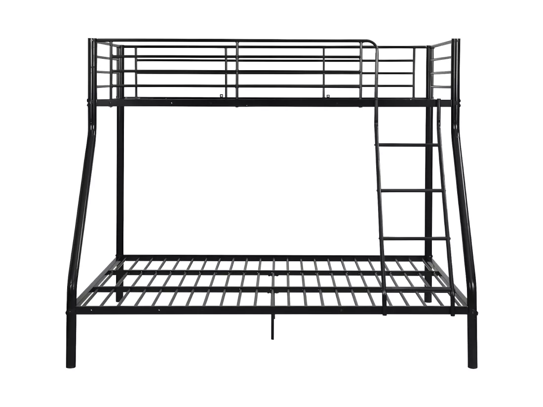 Lits superposés ELEVATIO IV - 90 et 140 x 190 cm - Acier - Noir