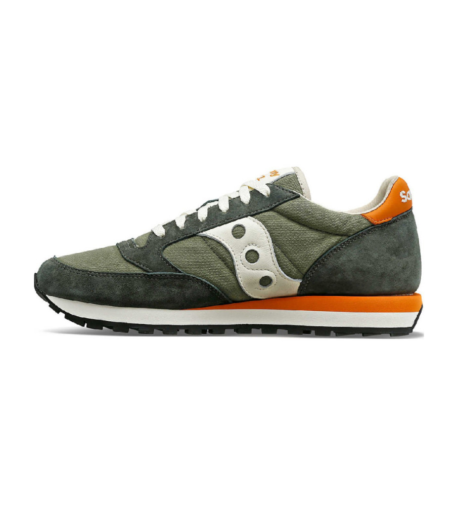 Tênis Saucony Jazz Original de couro, verde