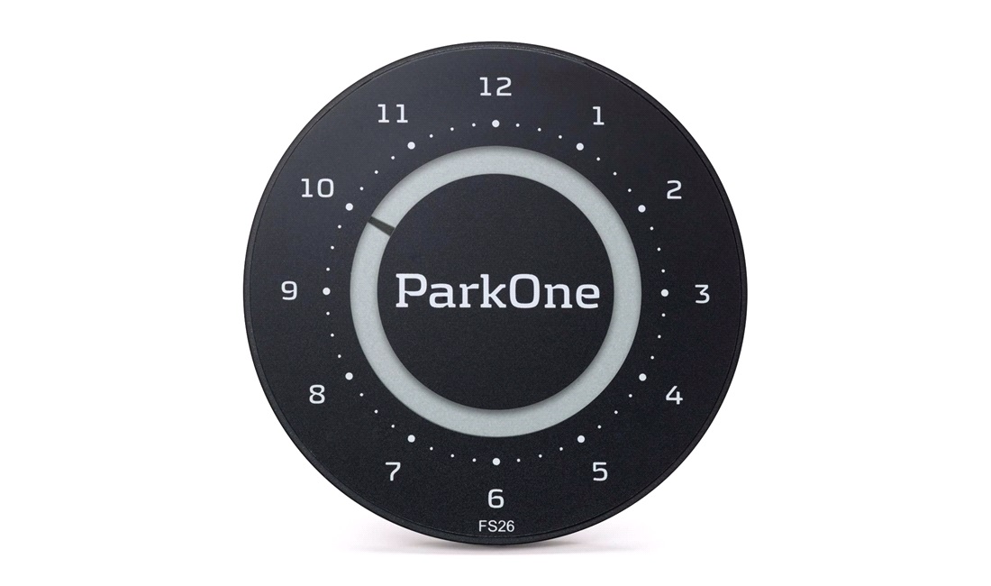 Elektronisk P-skive ParkOne 2 Carbon Black