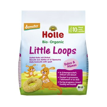 HOLLE Little Loops  Dattel-Keks mit Dinkel Btl 80 g