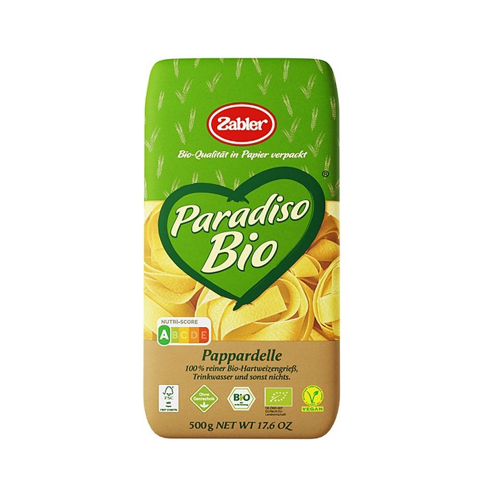 ZABLER PARADISO Bio Pappardelle 500 g