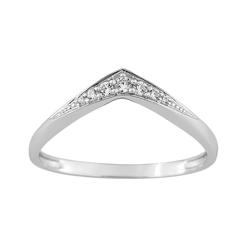 Bague Femme - Oxyde de zirconium - Or 9 Carats