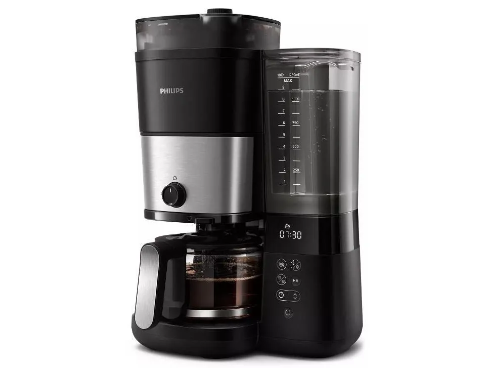 Philips All-in-1 Brew HD7900 - Kaffemaskine - 10 kopper - sort/ sølv